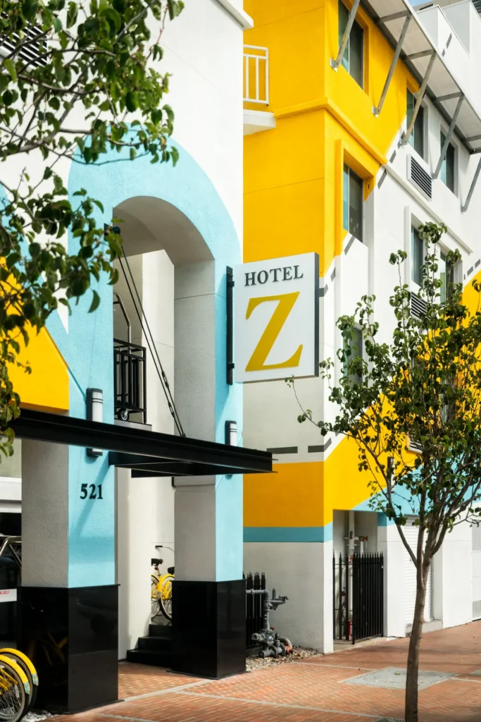 Hotel Z Exteriors Hotel Front Sign