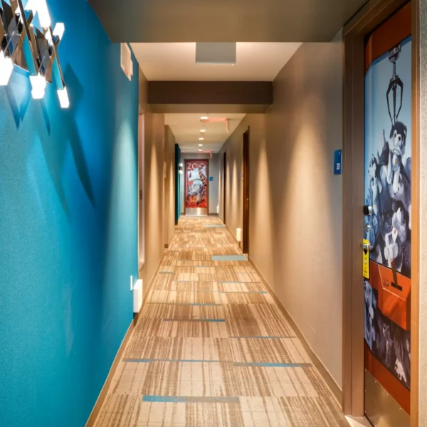 Hotel Z Interiors Hallway Portrait