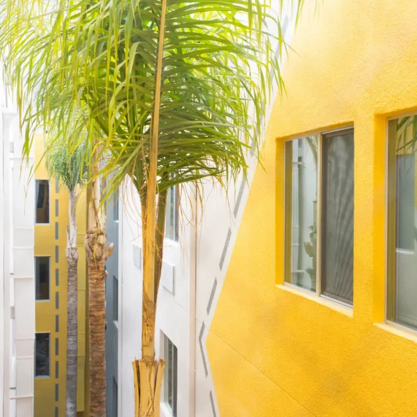 Hotel z's inner courtyard